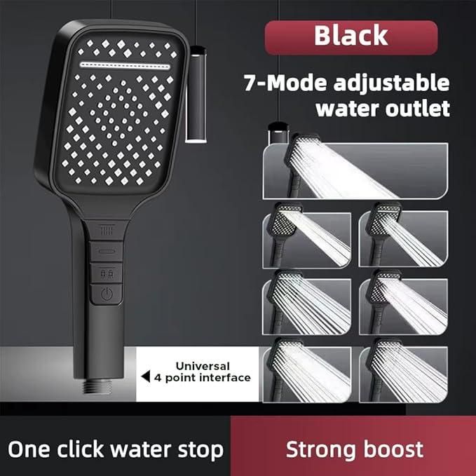 7 Mode Power Shower Head for Wide Coverage