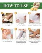 Detox Foot Patches for Overnight Relaxation (20 Patches)