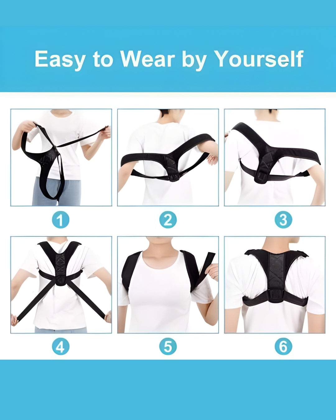 Posture Correct Belt For Neck & Shoulder Support