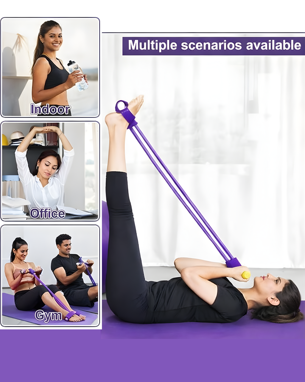 Pedal Resistance Band for Full Body Workouts