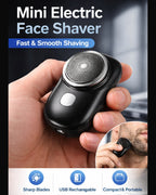 Mini Electric Face Shaver for Men